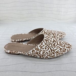 Madewell Womens Remi Mule Leopard Brown / White Mules Shoes Size 6.5